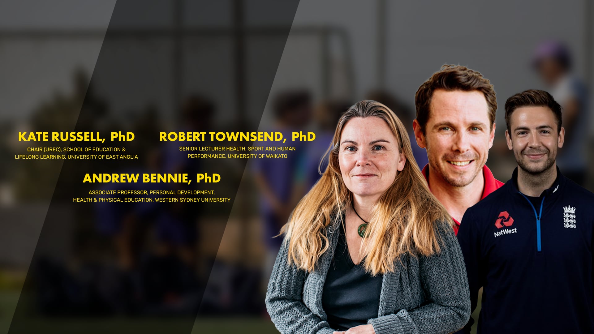 Andrew Bennie, PhD, Robert Townsend, PhD, Kate Russell, PhD | Breaking Barriers: The Fight for Inclusivity in Sports Leadership